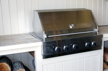 outdoor kitchen grill